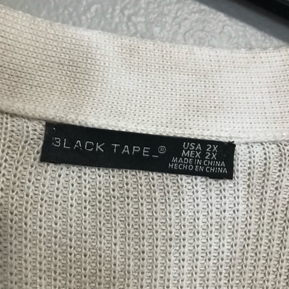 BLACK TAPE_ - Ribbed Tie-Dyed Cardigan - Size 2x - Picture 5 of 9